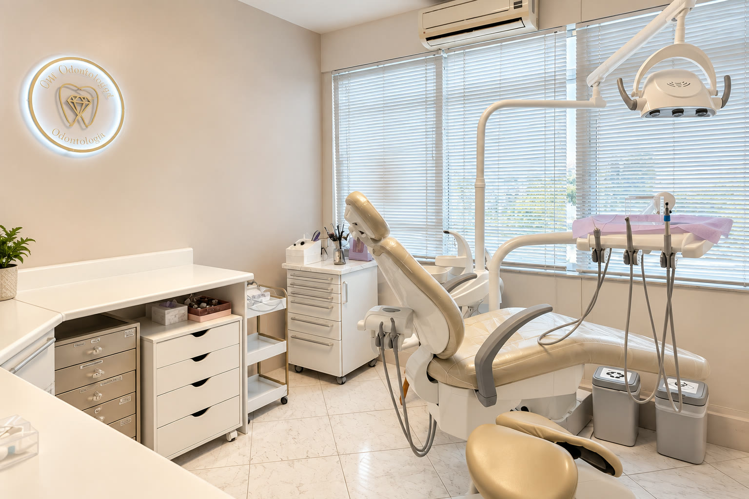 Odontologista da CW Odontologia apresentando o plano de tratamento em consultório no Santana, São Paulo